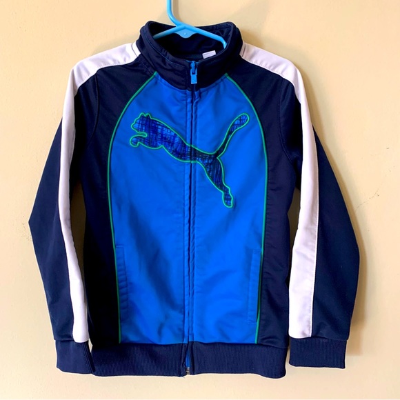 Puma Other - Puma long sleeve full zip blue jacket 5